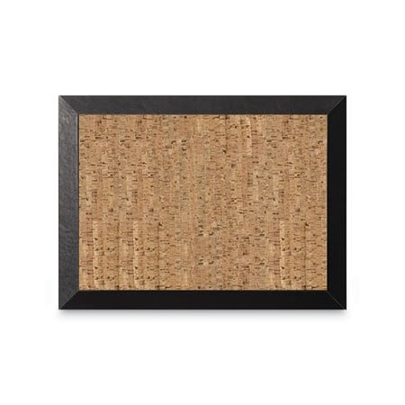Bi-Silque MasterVisi, Natural Cork Bulletin Board, 36x24, Cork/black SF0722581012